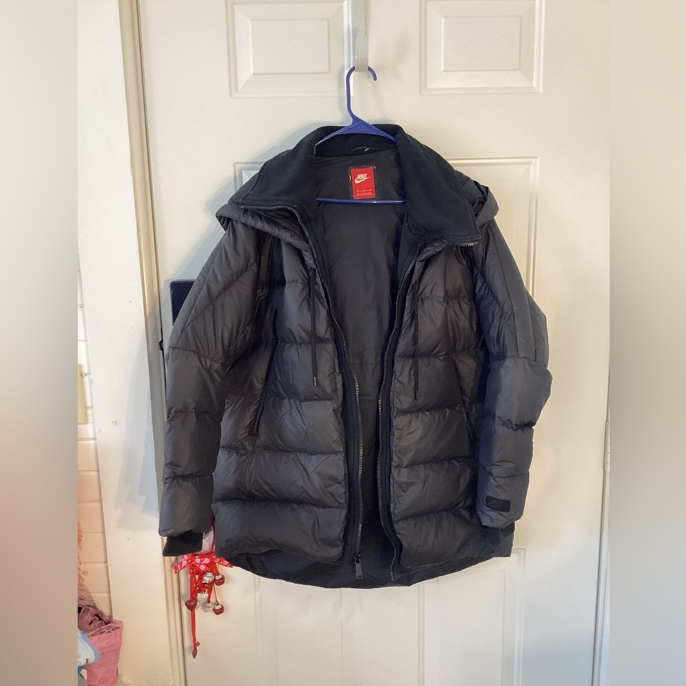 Men’s Nike Uptown 55 Down Puffer Cocoon Black Jacket